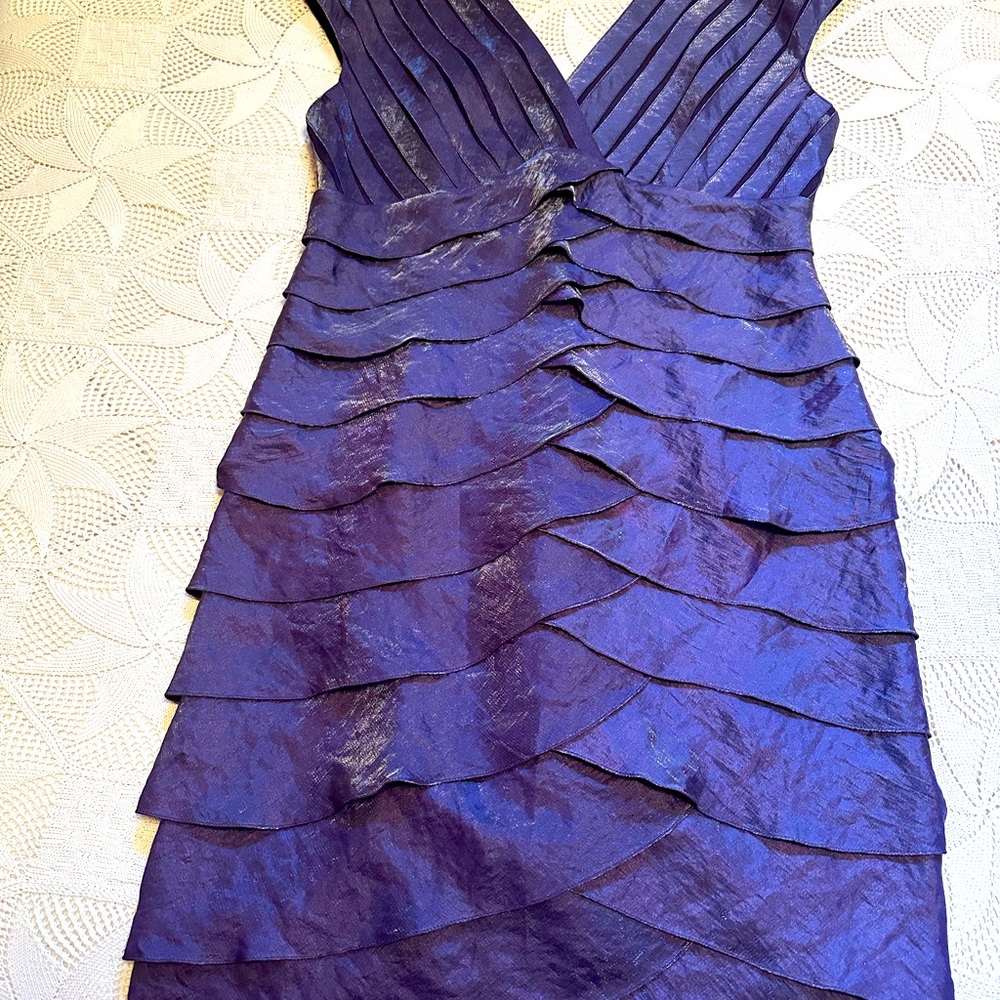 Beautiful purple dress worn once.  Size 14. Have matching shoes size 10
